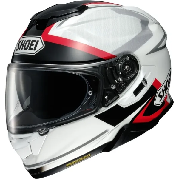 Capacete Shoei GT-Air II Affair - Branco/Preto/Vermelho