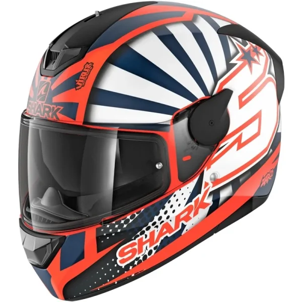 Capacete Shark D-Skwal 2 Johann Zarco – Vermelho & Azul