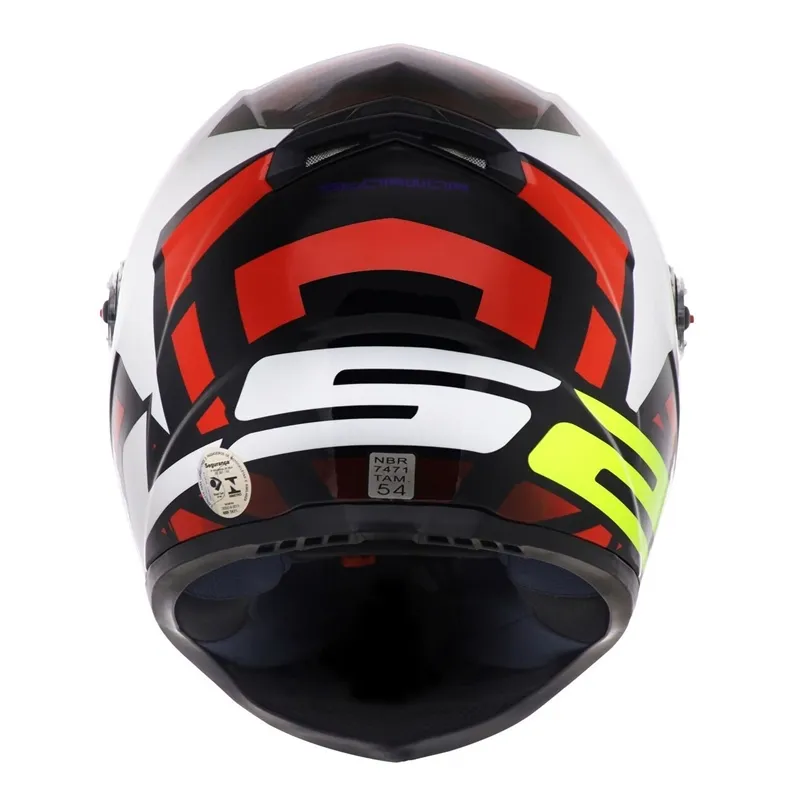 Capacete LS2 FF358 STARWAR Branco & Vermelho - Imagem 3