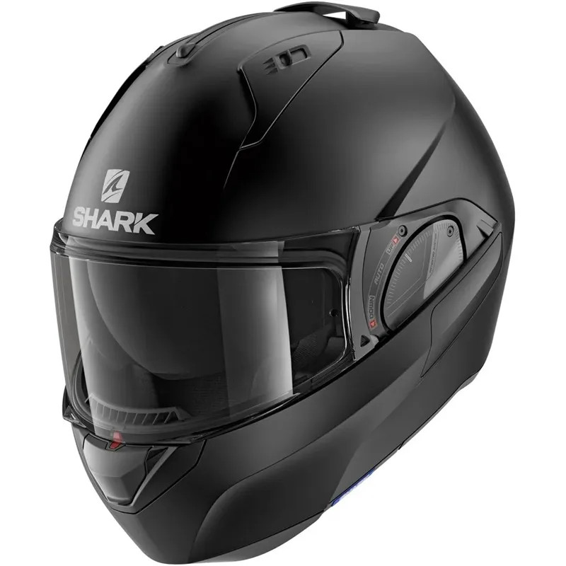 Capacete Shark EVO Es Blank – Preto Fosco