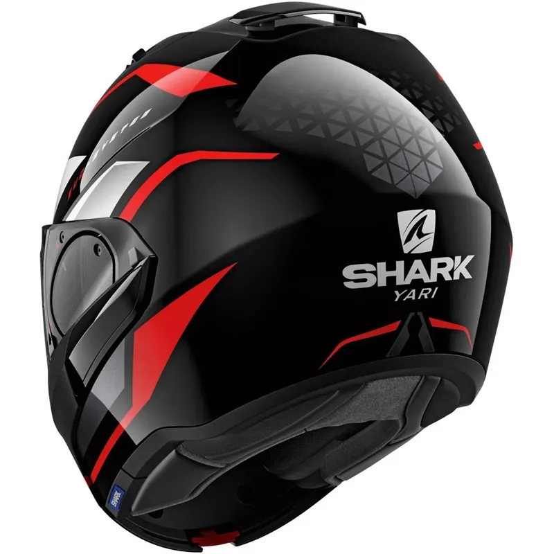 Capacete Shark EVO Es Yari – Preto & Vermelho - Imagem 3