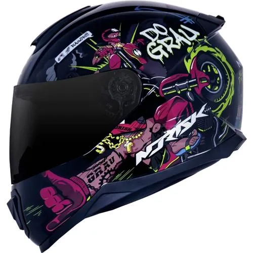Capacete Norisk Razor Do Grau - Preto