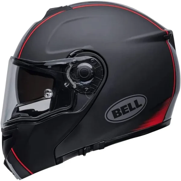Capacete Bell SRT Modular Cinza/Preto/Vermelho