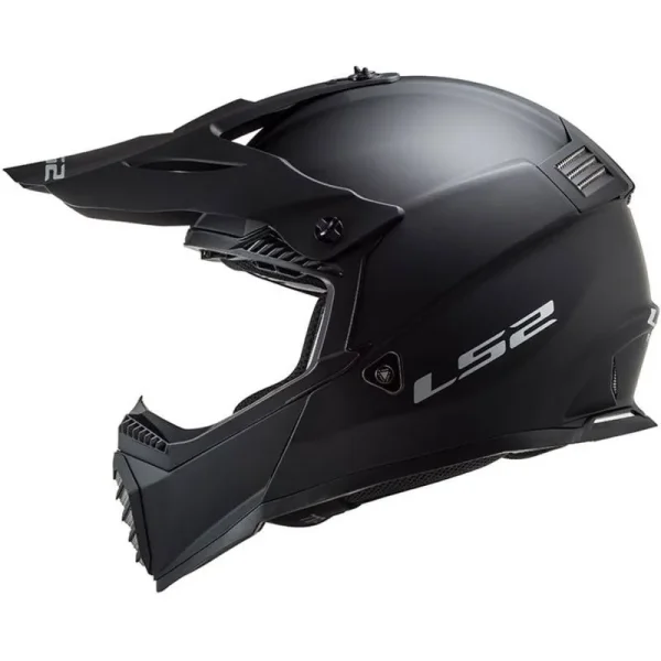 Capacete LS2 MX437 Fast Preto Fosco