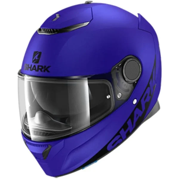 Capacete Shark Spartan 1.2 Blank - Azul Fosco
