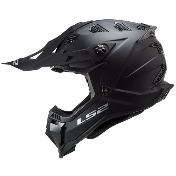 Capacete LS2 MX700 Subeverter Evo Monocolor Preto Fosco