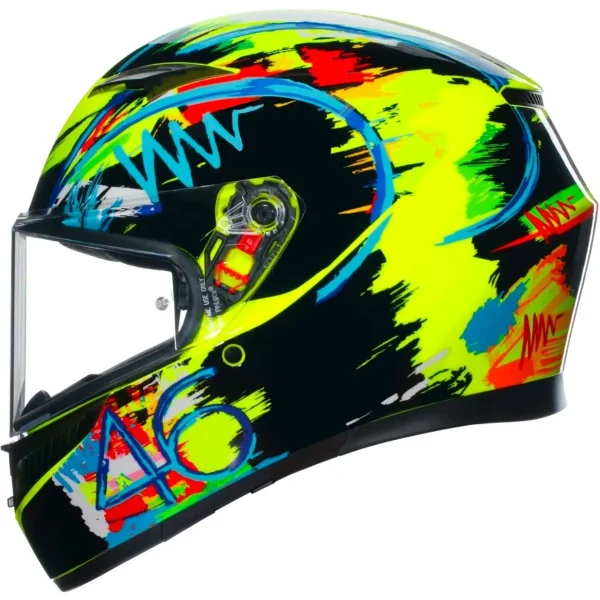 Capacete AGV K3 Winter Test 19 - Amarelo & Preto