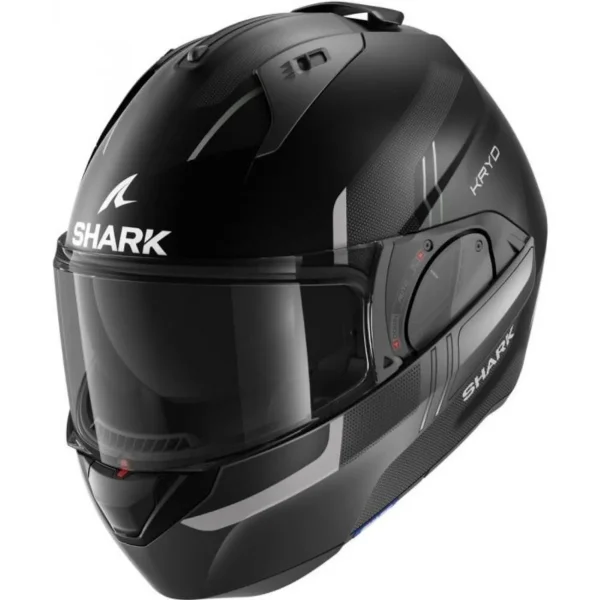 Capacete Shark EVO Es Yari - Preto Fosco & Cinza