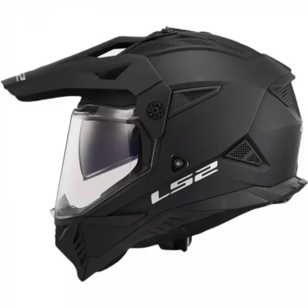 Capacete LS2 MX702 Pioneer II Preto Fosco