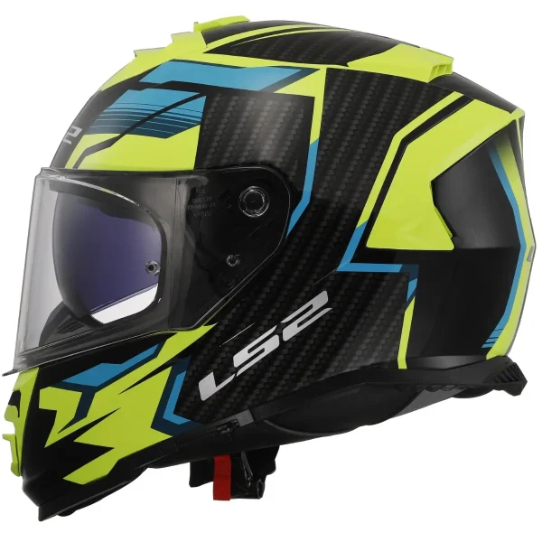 Capacete LS2 FF800 Storm Tracker Preto & Amarelo