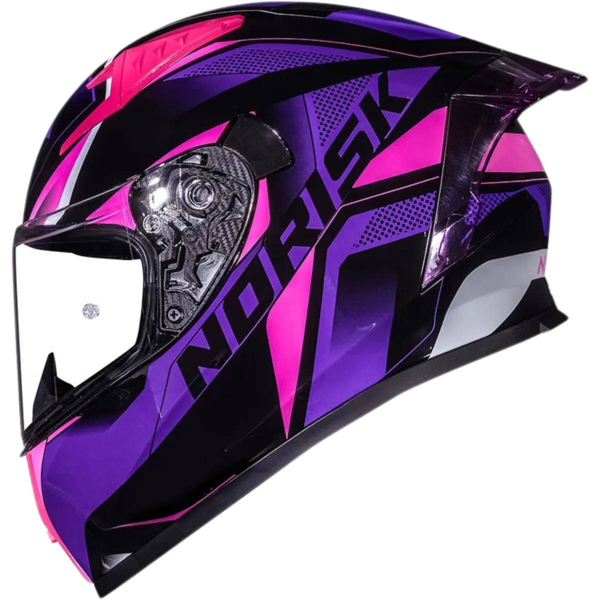 Capacete Norisk Flow Pulse – Roxo & Rosa