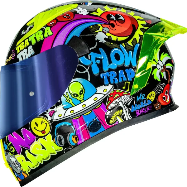 Capacete Norisk Flow Trap - Preto