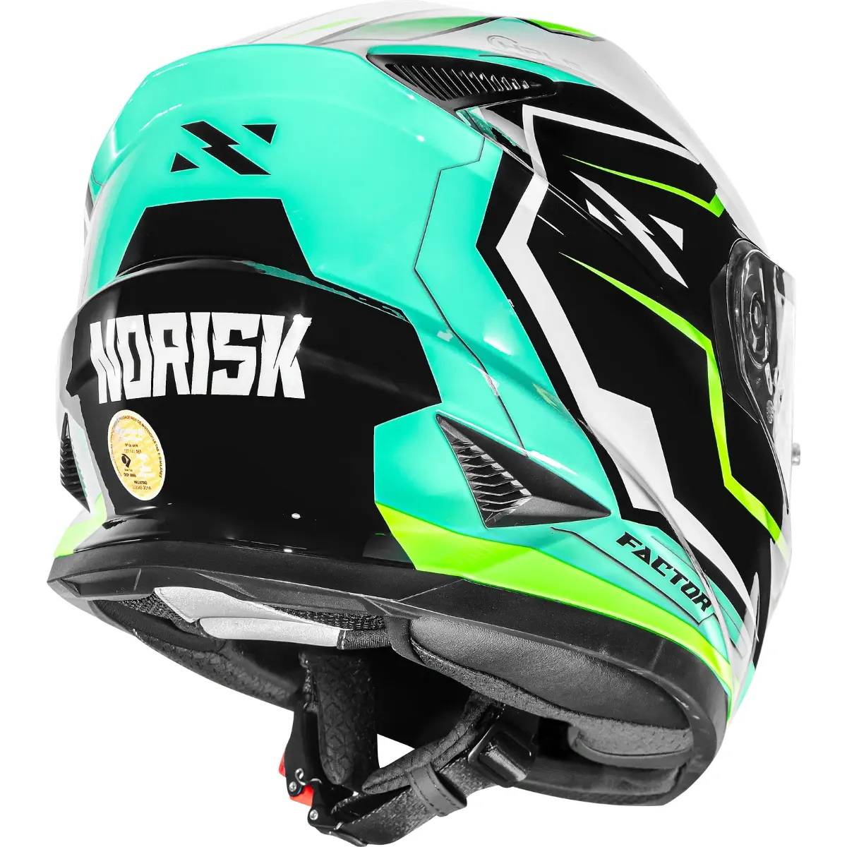 Capacete Norisk FF302 Soul II Factor - Preto & Amarelo - Imagem 3
