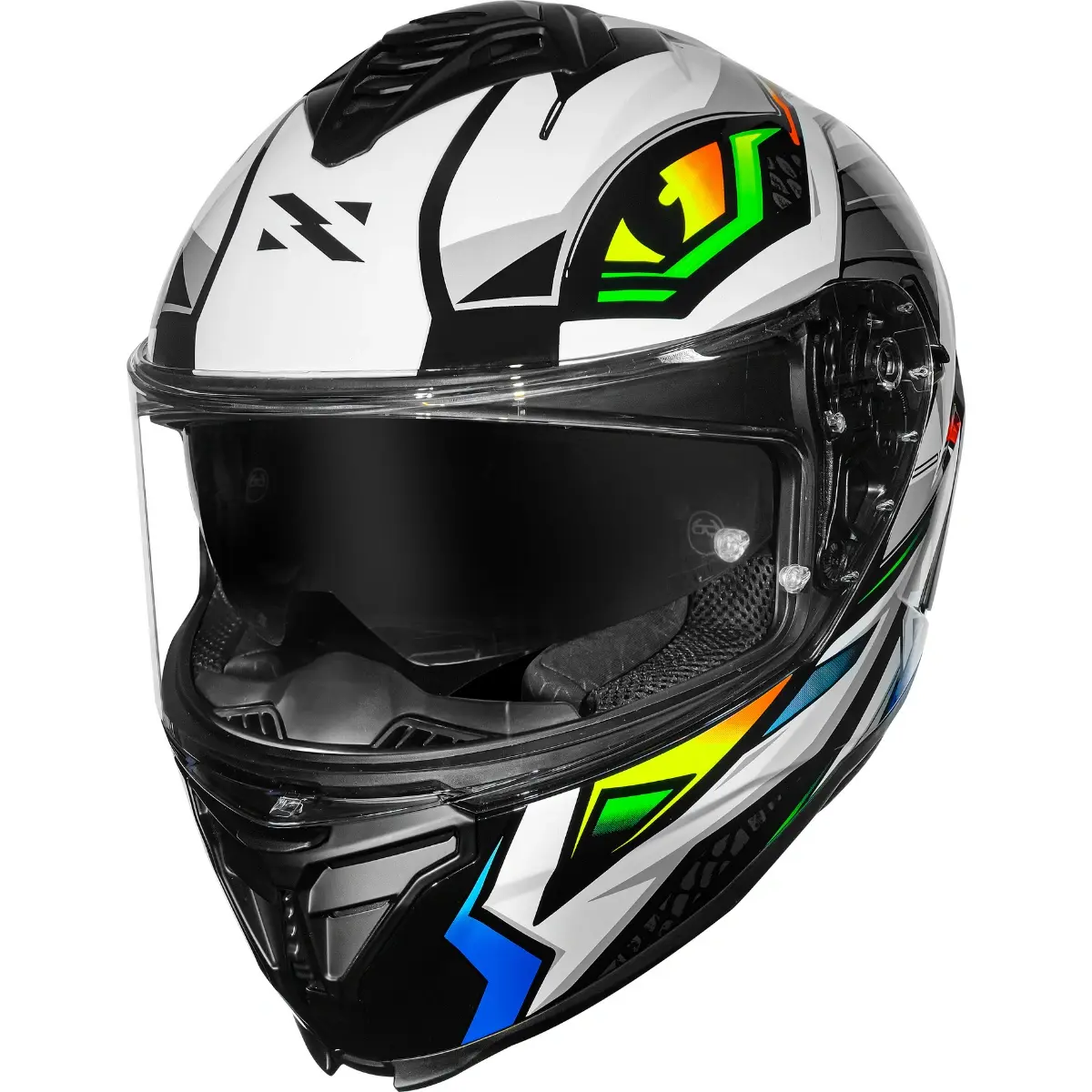 Capacete Norisk Strada II Reptel - Vermelho & Azul - Imagem 4
