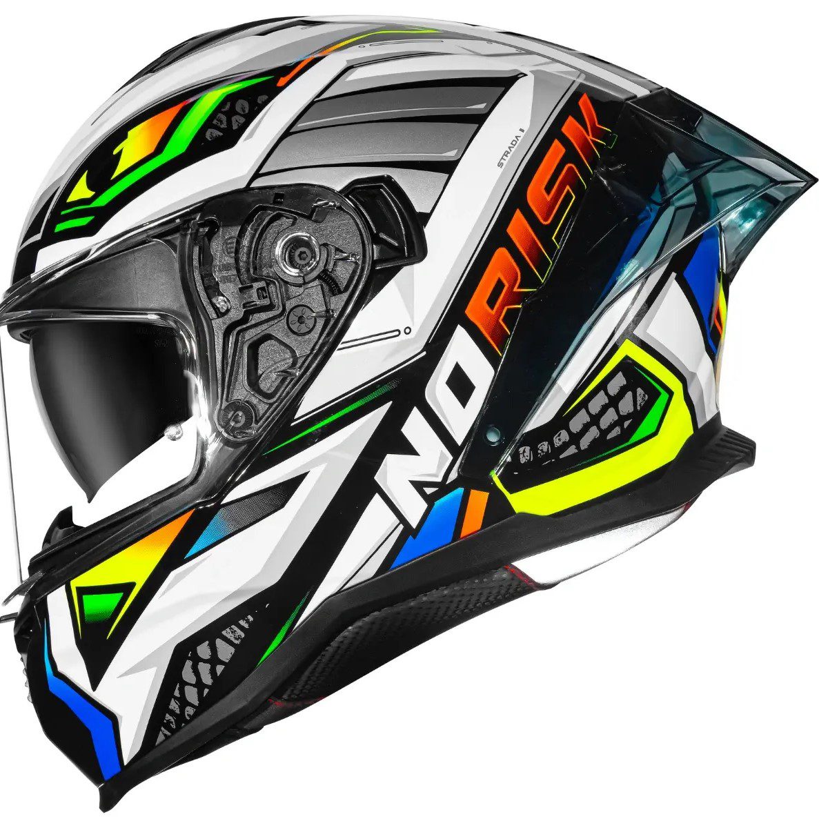 Capacete Norisk Strada II Reptel - Vermelho & Azul