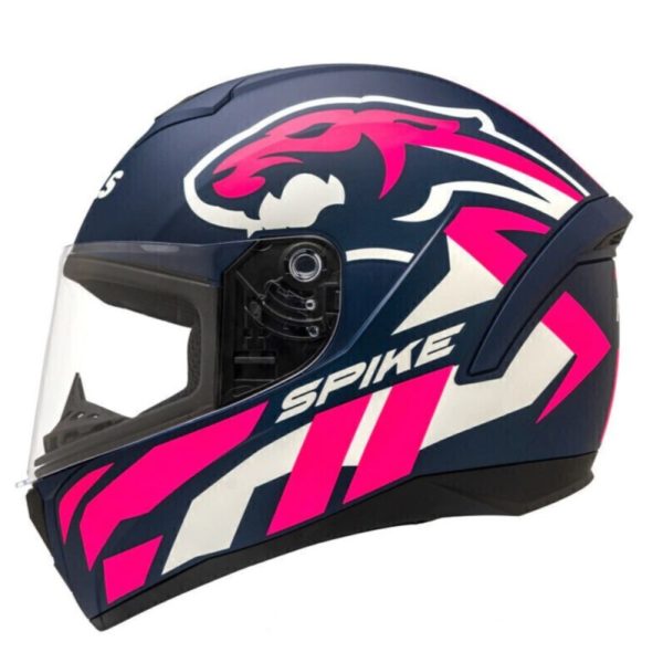 Capacete Peels Spike II WIN - Azul Fosco & Rosa