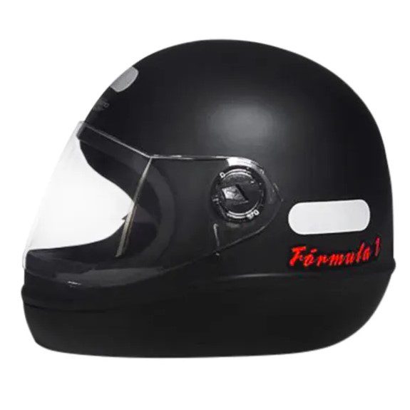 Capacete Taurus Fórmula 1R – Preto Fosco