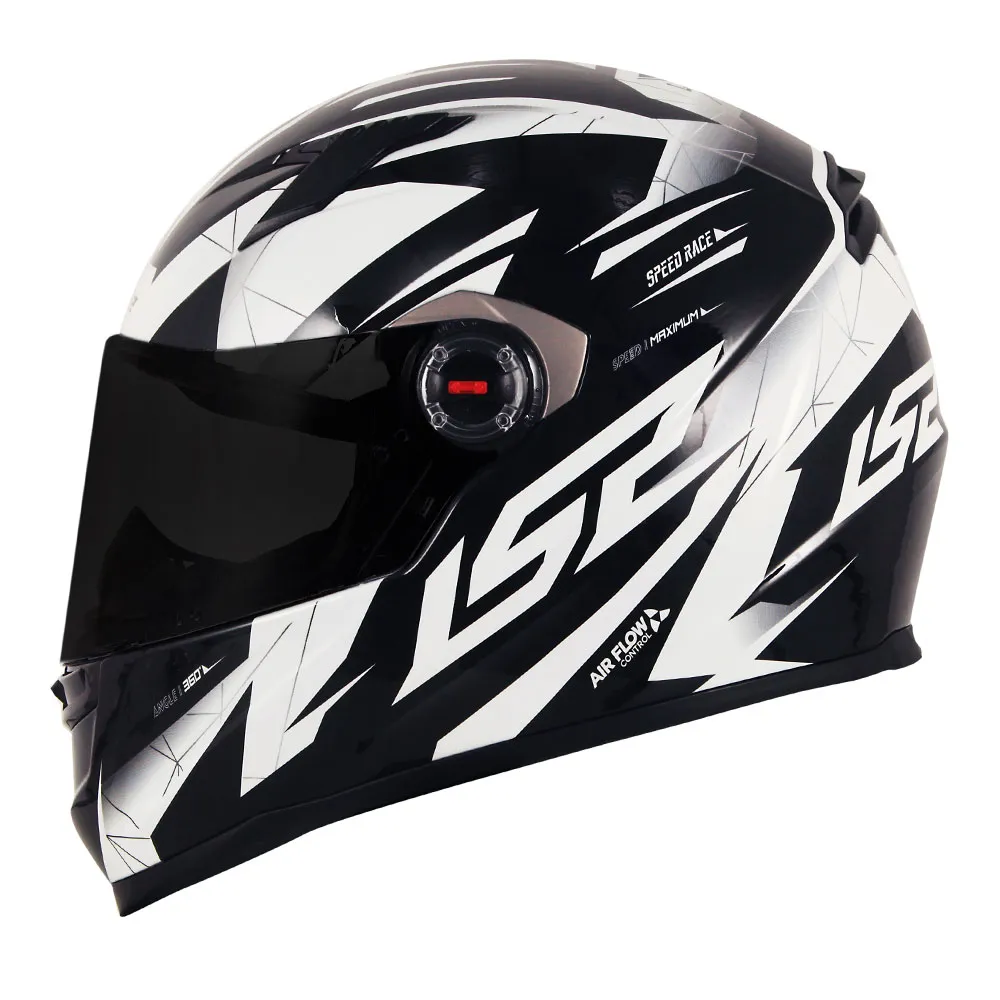 Capacete LS2 FF358 Draze Preto & Branco