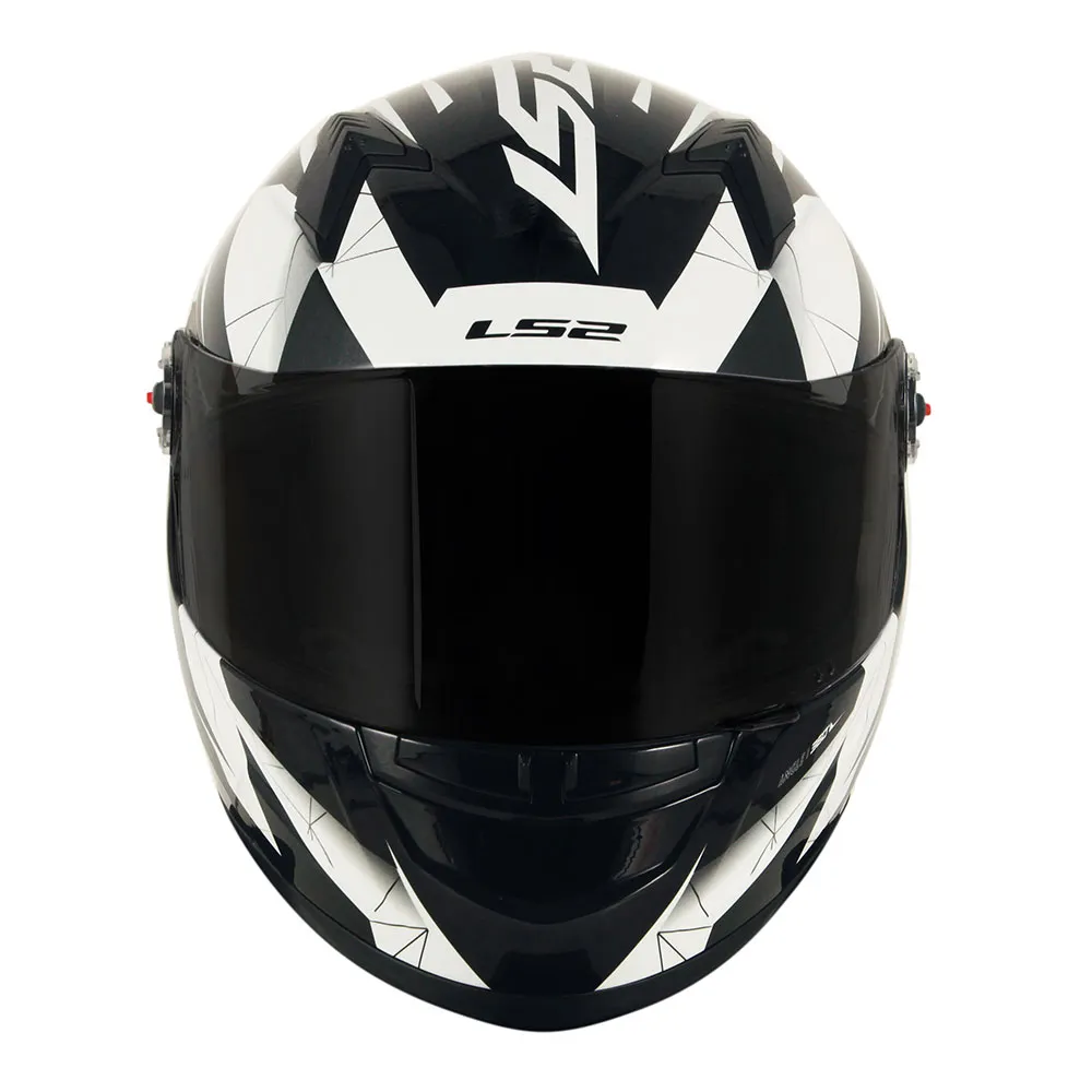 Capacete LS2 FF358 Draze Preto & Branco - Imagem 3