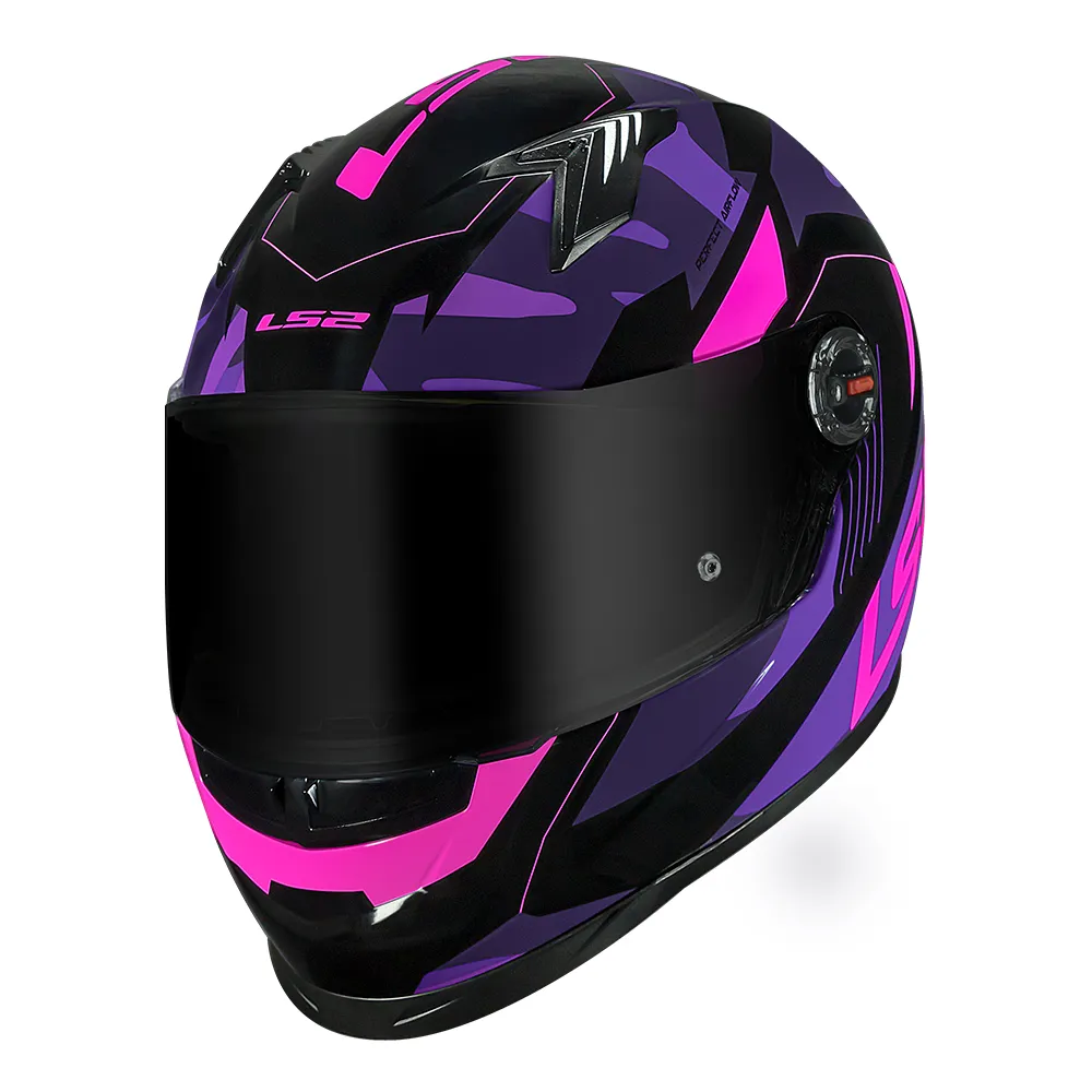 Capacete LS2 FF358 Tank Roxo - Imagem 2