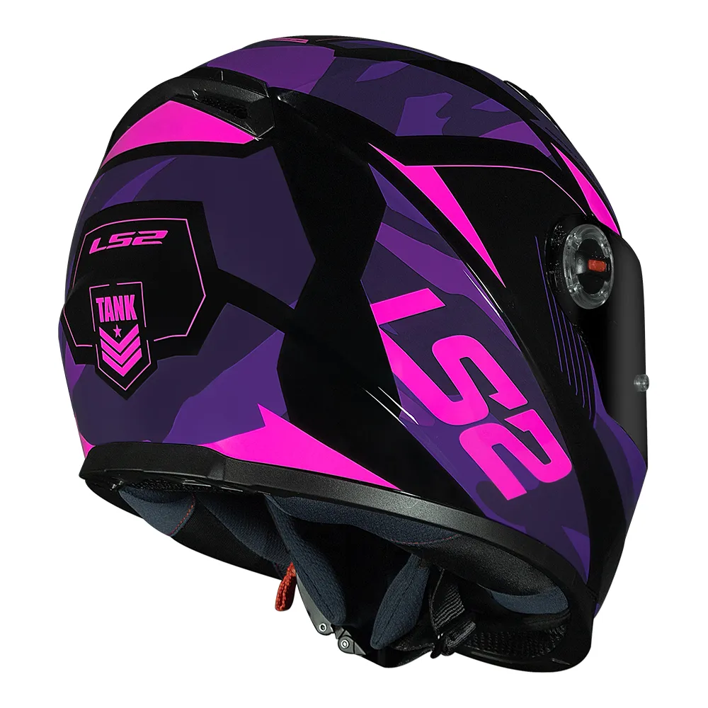 Capacete LS2 FF358 Tank Roxo - Imagem 3