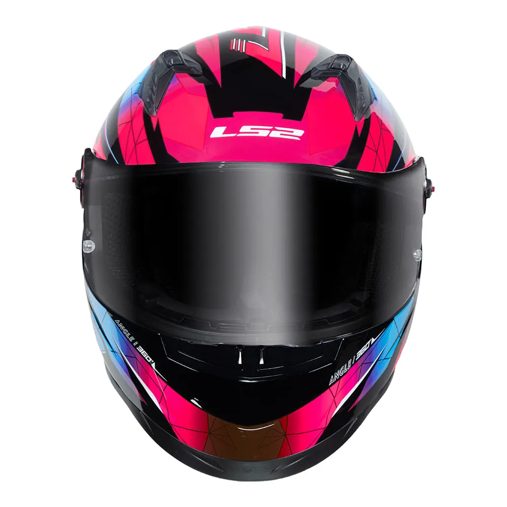 Capacete LS2 FF358 Pro Airline Azul & Roxo - Imagem 2