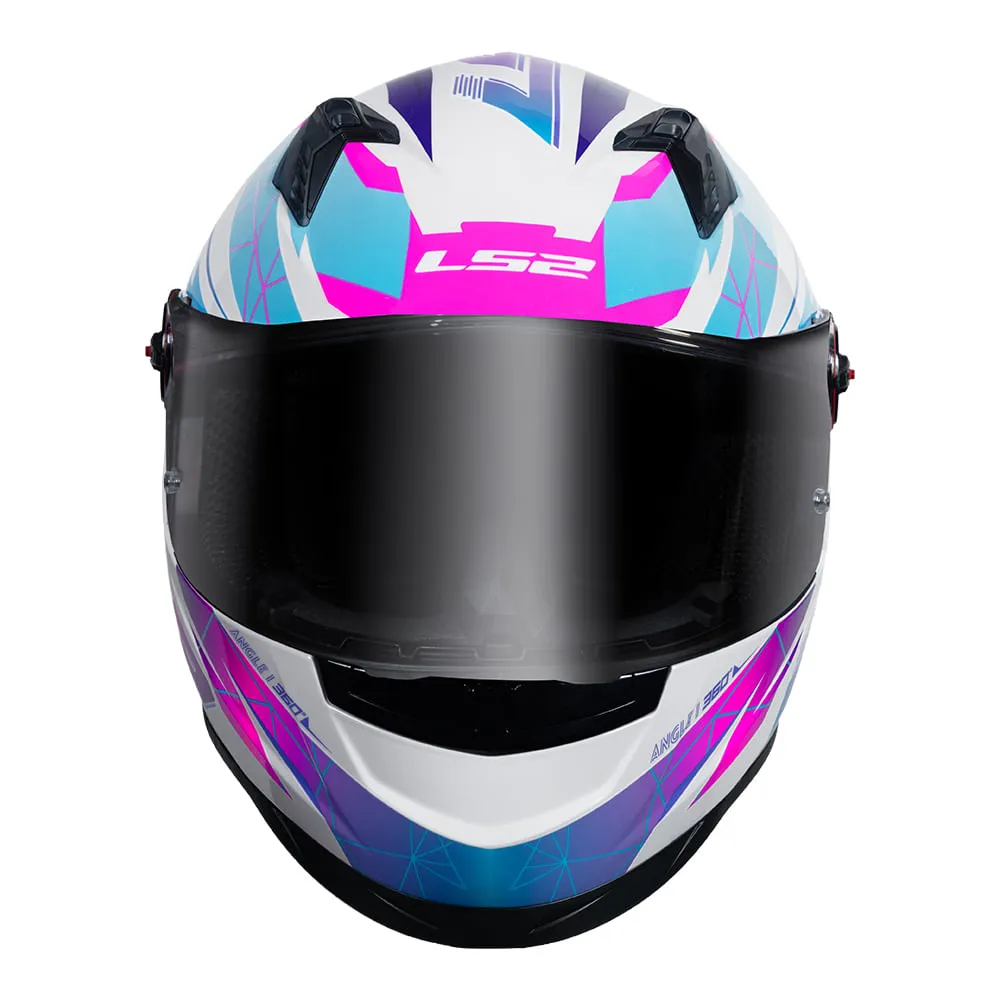 Capacete LS2 FF358 Pro Airline Branco & Rosa - Imagem 2