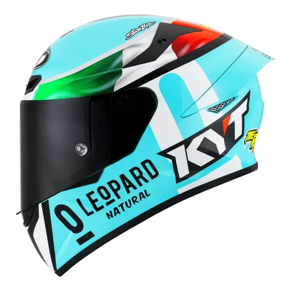 Capacete KYT TT Course Leopard Italy