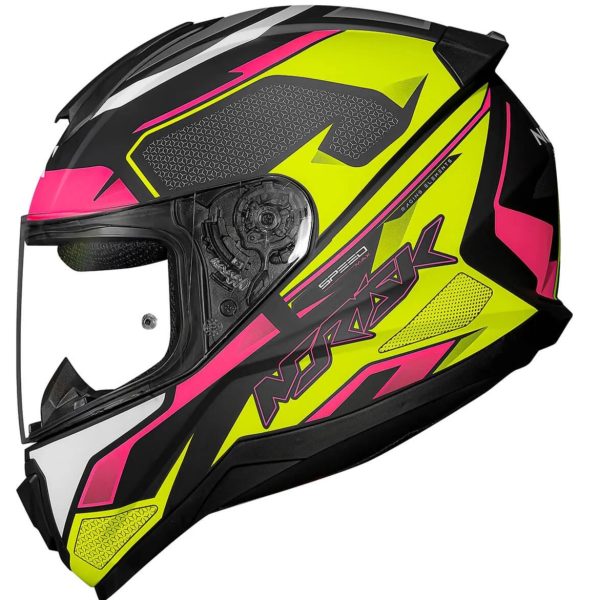 Capacete Norisk Razor Speedmax – Preto Fosco & Amarelo