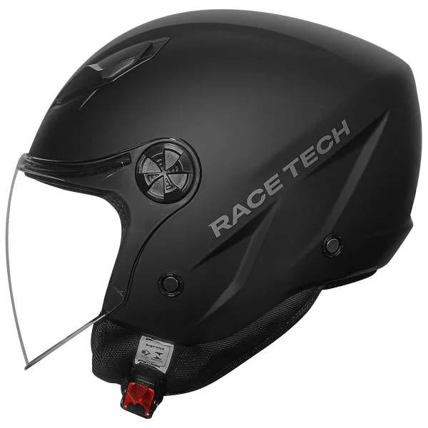 Capacete Race Tech Play Monocolor Preto Fosco