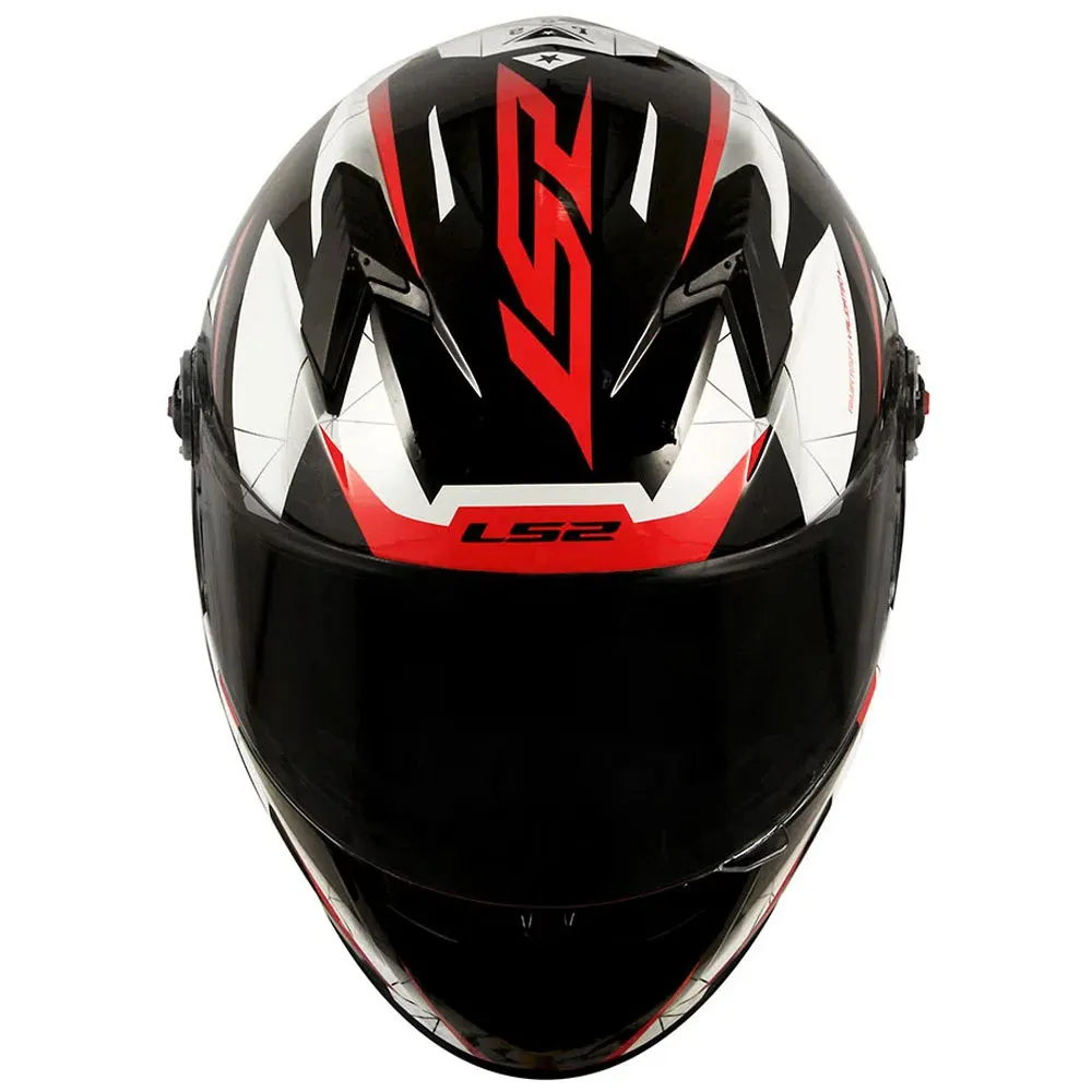 Capacete LS2 FF358 Draze Preto & Vermelho - Imagem 2