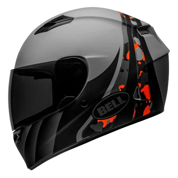 Capacete Bell Qualifer Integrity Cinza & Laranja