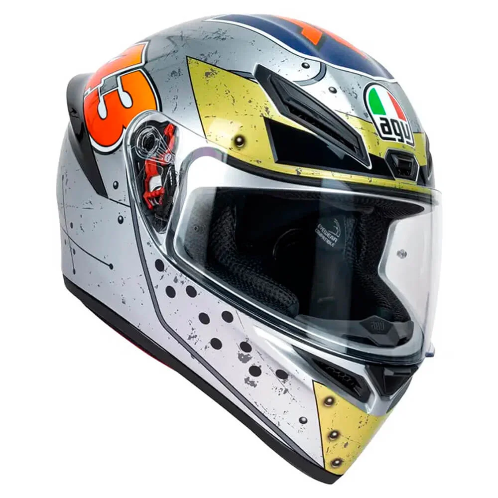 Capacete AGV K1 Jack Miller Rep - Prata - Imagem 2