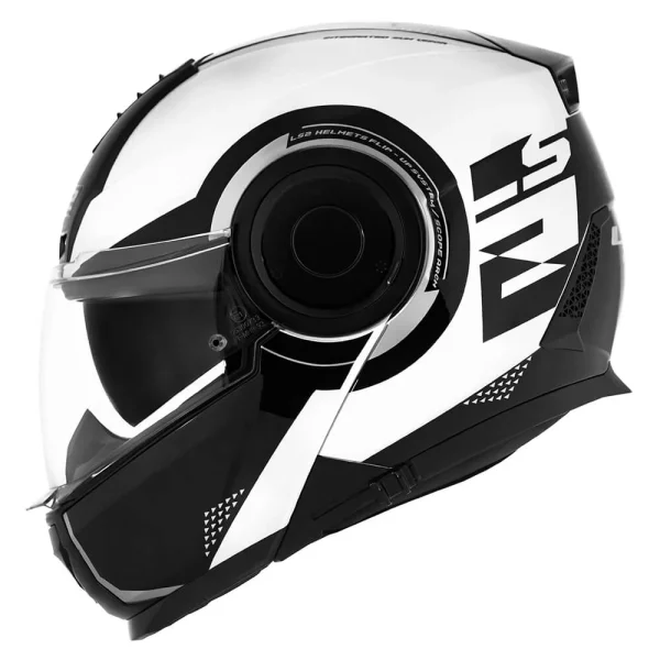 Capacete LS2 FF902 Scope Arch Branco & Titanium