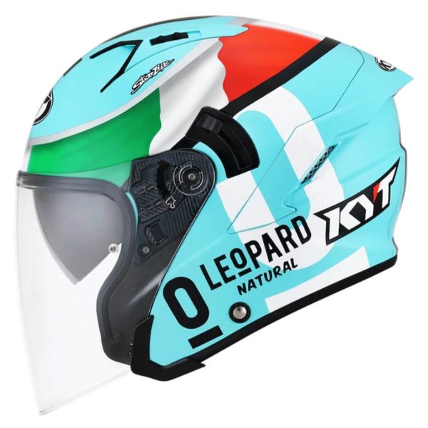 Capacete KYT NF-J Leopard Italy