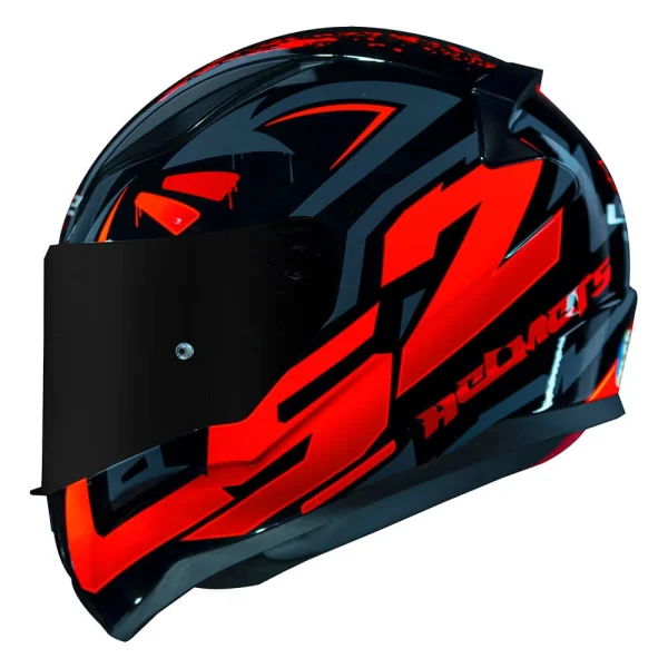 Capacete LS2 FF353 Rapid Tagline Preto & Laranja