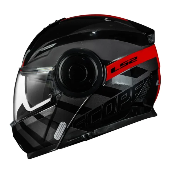 Capacete LS2 FF902 Scope HAMR Preto & Vermelho