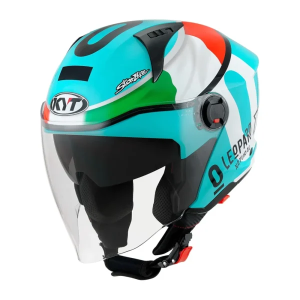 Capacete KYT D-City Leopard Italy