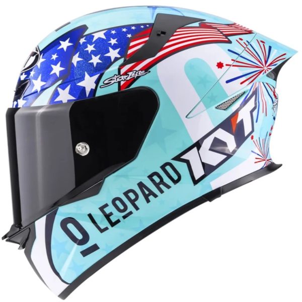 Capacete KYT TT Revo Leopard Americas