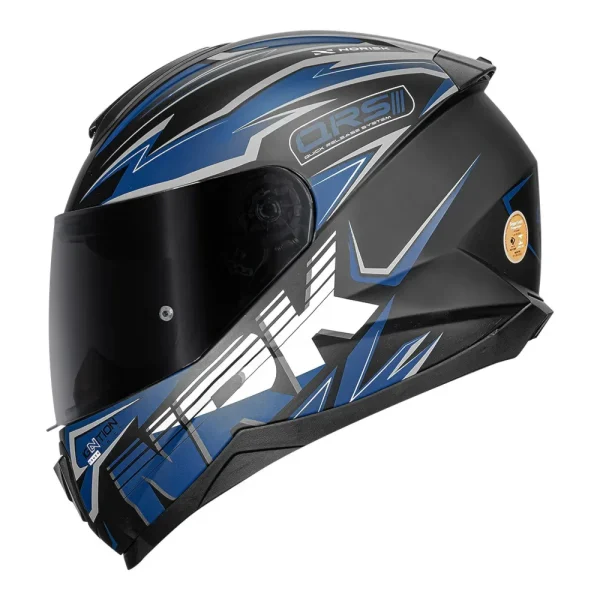Capacete Norisk Razor Ghost – Preto Fosco & Azul