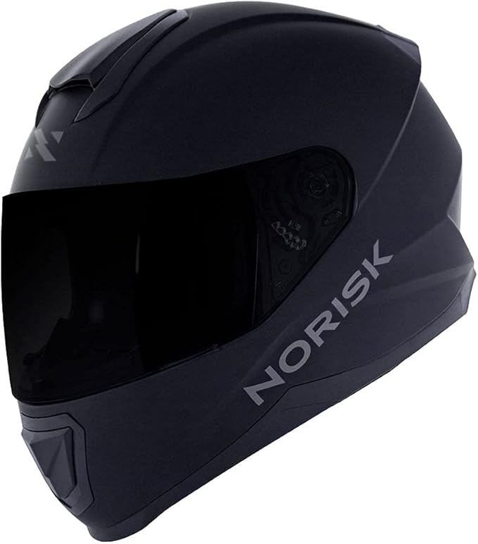 Capacete Norisk Razor Solid – Preto Fosco - Imagem 2