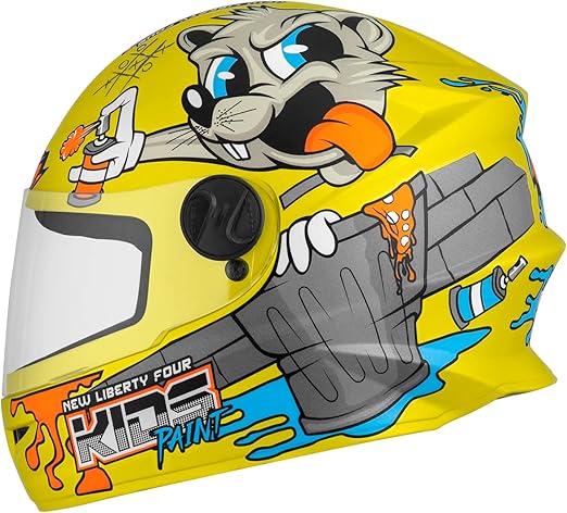 Capacete PRO TORK Infantil Paint - Amarelo Fosco