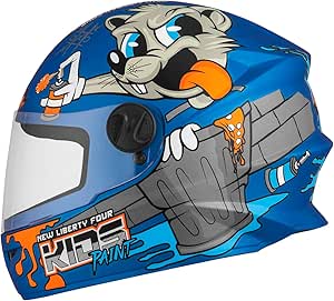 Capacete PRO TORK Infantil Paint - Azul Fosco