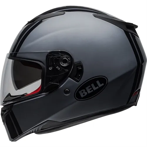 Capacete Bell RS-2 Rally Preto & Cinza Fosco