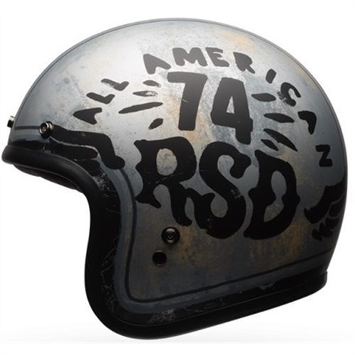 Capacete Bell Custom 500 RSD 74 Preto & Prata
