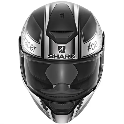 Capacete Shark D-Skwal Sam Loves – Preto Fosco & Cinza - Imagem 2