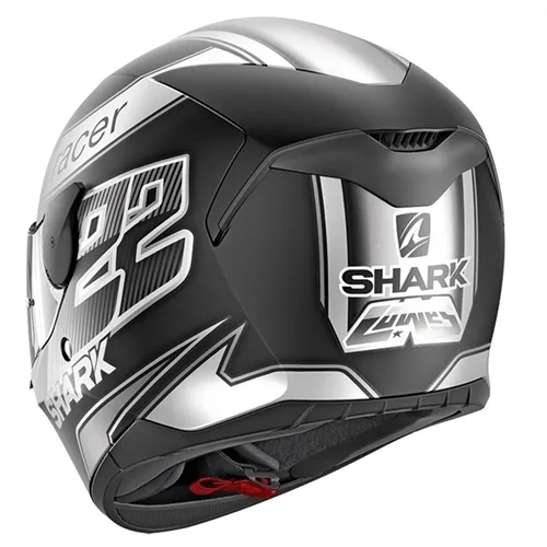 Capacete Shark D-Skwal Sam Loves – Preto Fosco & Cinza - Imagem 3