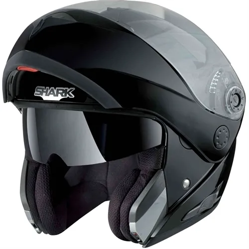 Capacete Shark Openline – Preto Fosco - Imagem 2
