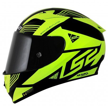 Capacete LS2 FF323 Arrow Neon Preto Fosco & Amarelo