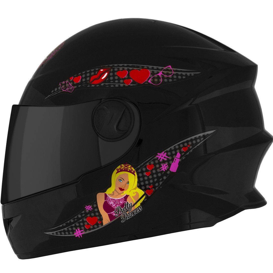 Capacete MIXS Start Infantil Selfie - Preto
